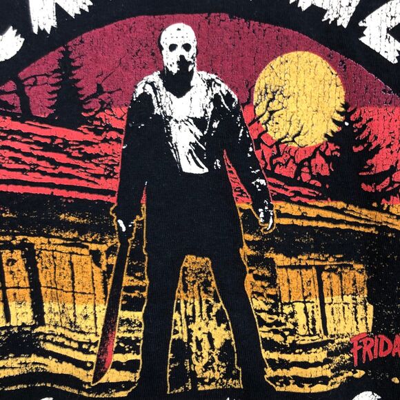 Friday the 13th: Camp Crystal Lake, No Place to Hide T-Shirt, Horror Movie SZ L - Picture 3 of 7